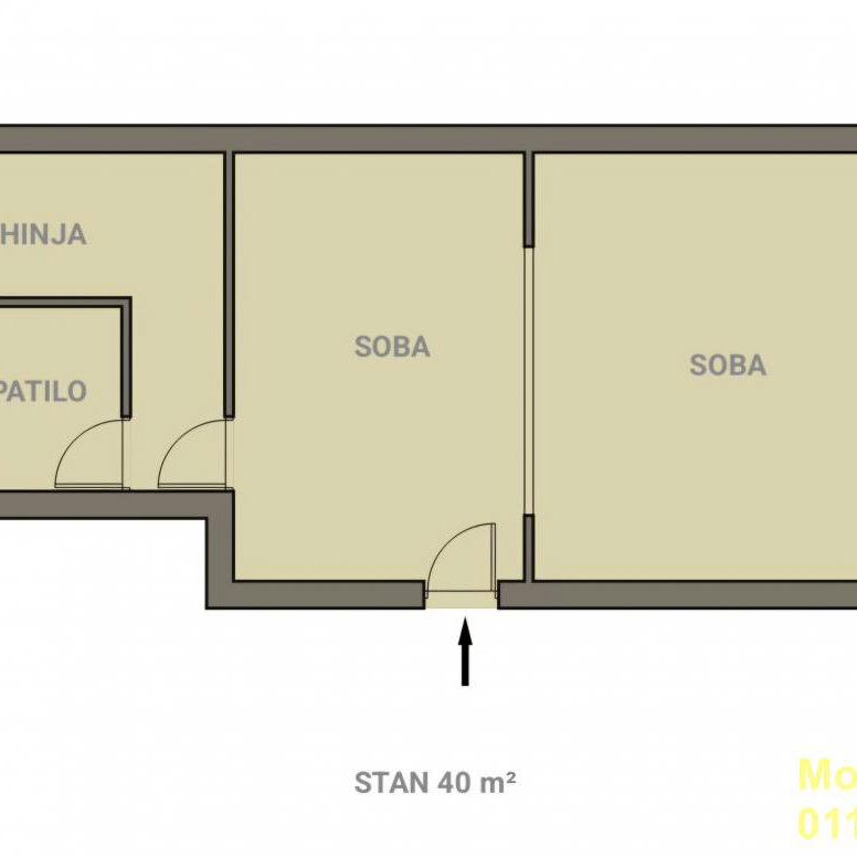 Petosoban stan na prodaju, Botanička Bašta, Beograd, 88m², 450.000 €