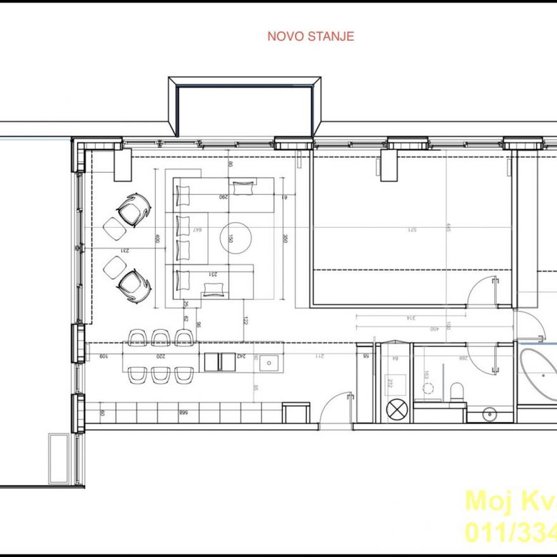 Četvorosoban stan na prodaju, Beograd na Vodi, Beograd, 167m², 1.472.000 €