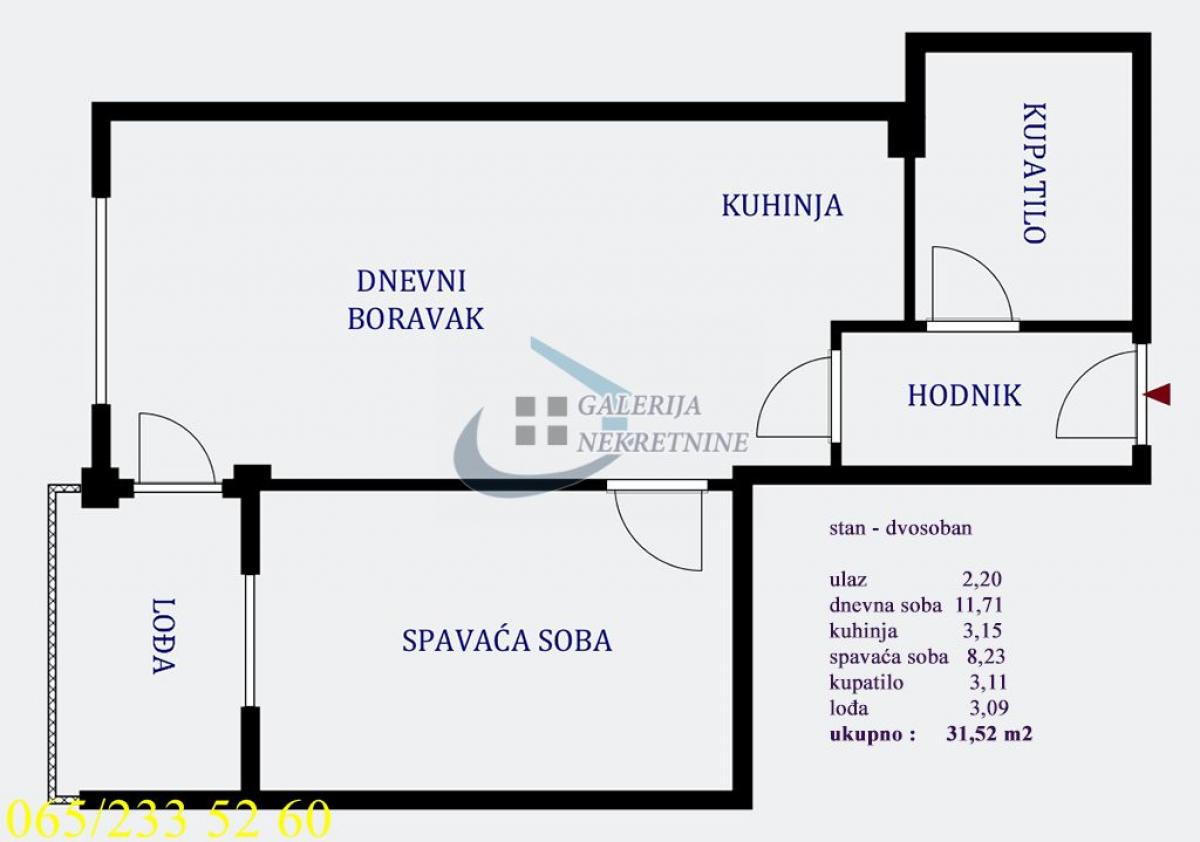 Stan Prodaja Beograd Stan Prodaja Beograd Železnik 32 m2