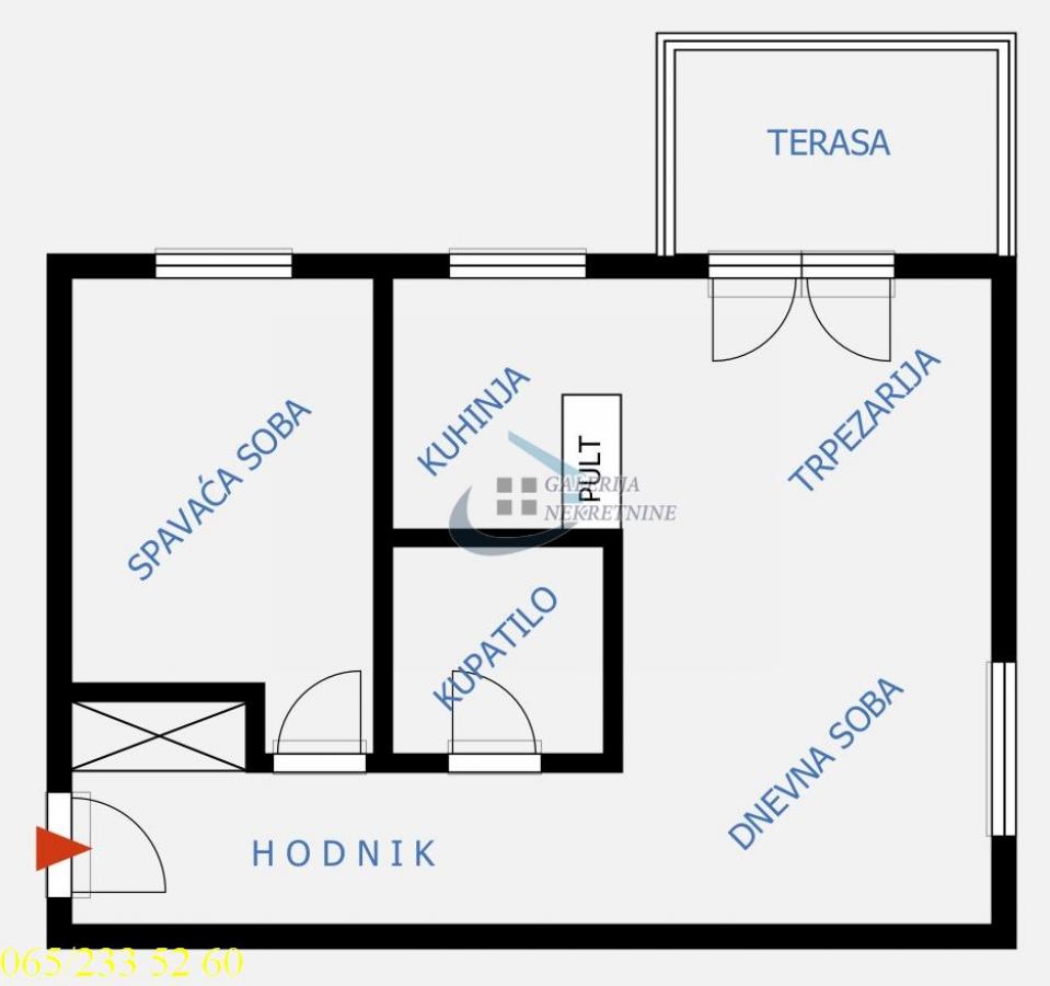 Stan Prodaja Beograd Stan Prodaja Beograd Višnjička Banja 55 m2