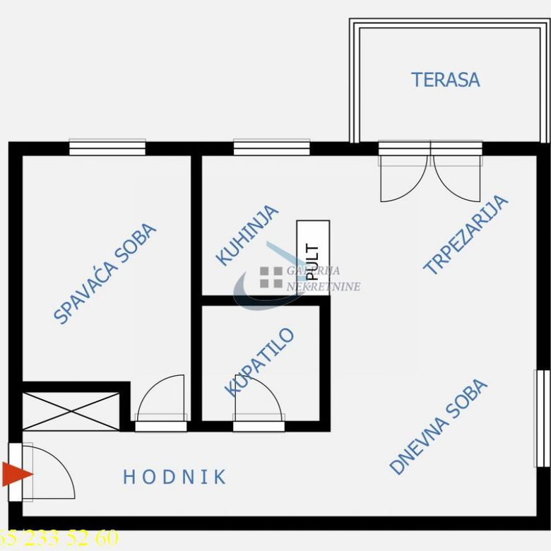 Stan Prodaja Beograd Višnjička Banja 55 m2