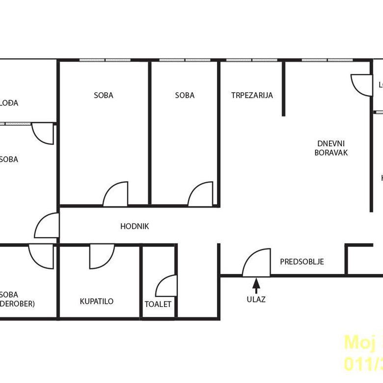 Četvorosoban stan na prodaju, Blok 63, Beograd, 87m², 269.000 €