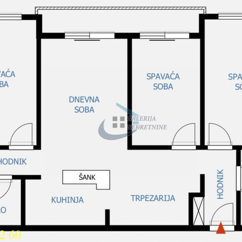 Stan Izdavanje Beograd Crveni Krst 102 m2