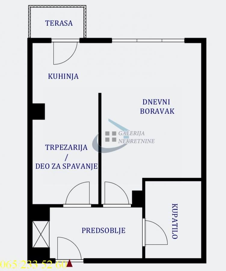 Stan Prodaja Beograd Banovo Brdo 29 m2