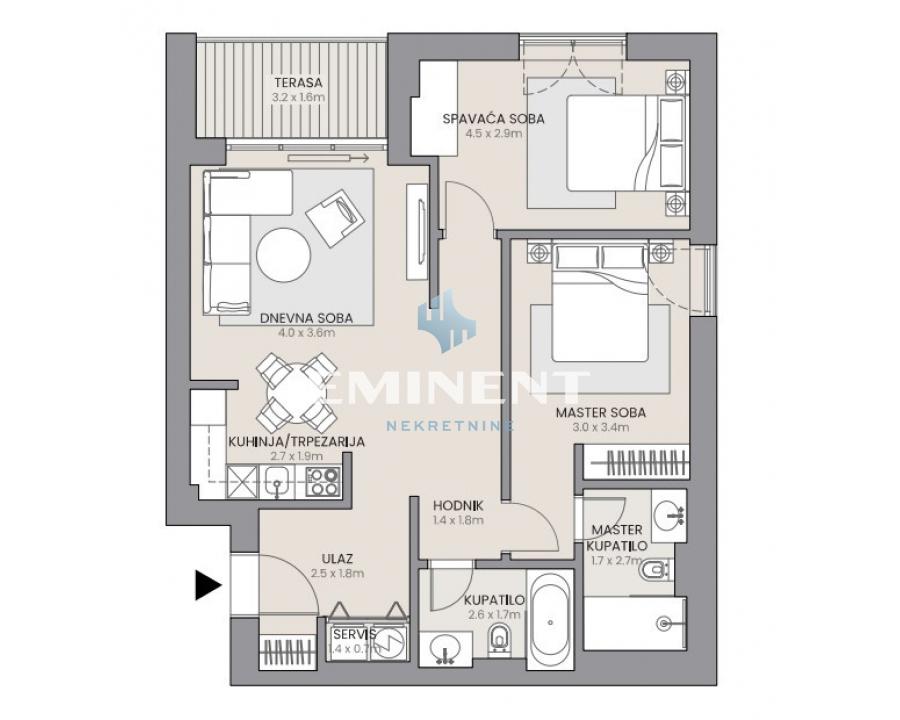 izdavanje-kuca-eJVde7epQd Trosoban stan na prodaju, A Blok – Blok 67a, Beograd, 74m², 371.850 €