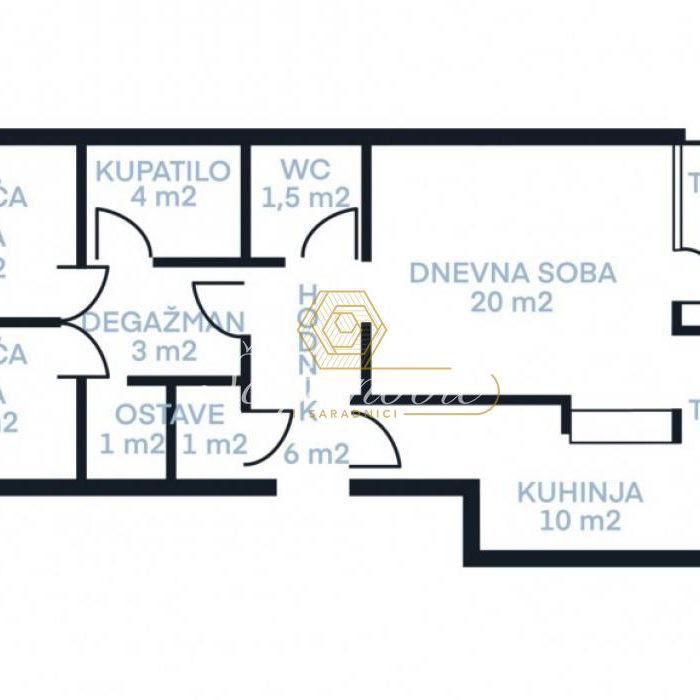 Trosoban stan na prodaju, Liman 4, Novi Sad, 83m², 220.000 €