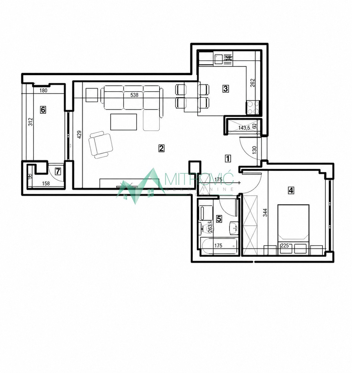 Stan Prodaja Novi Sad Liman 4 60 m2