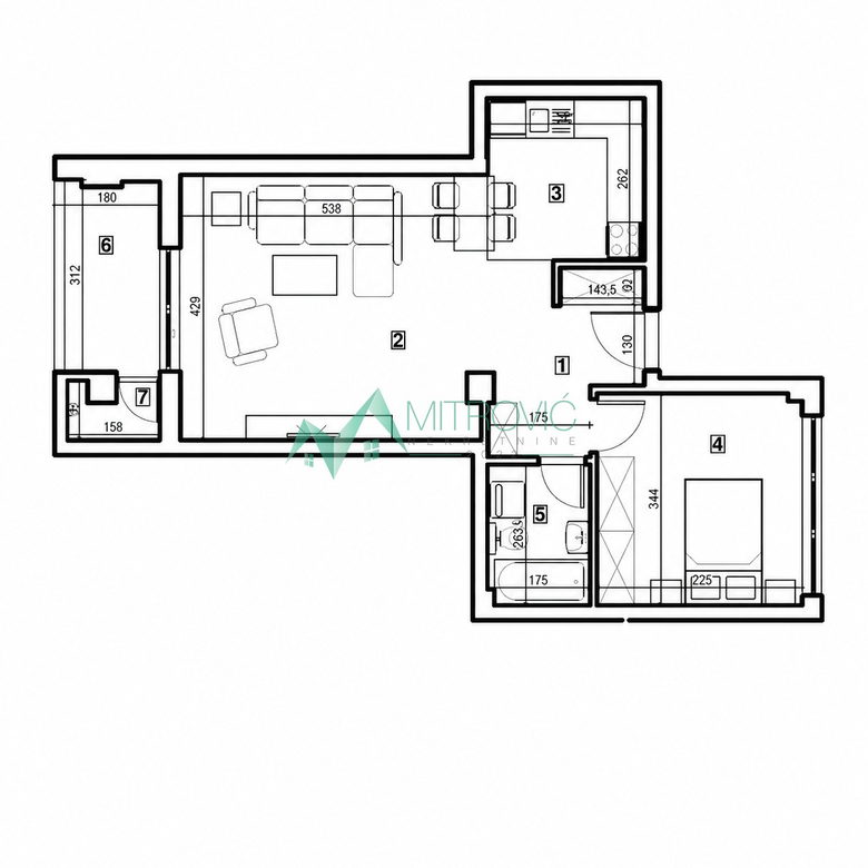 Stan Prodaja Novi Sad Liman 4 60 m2