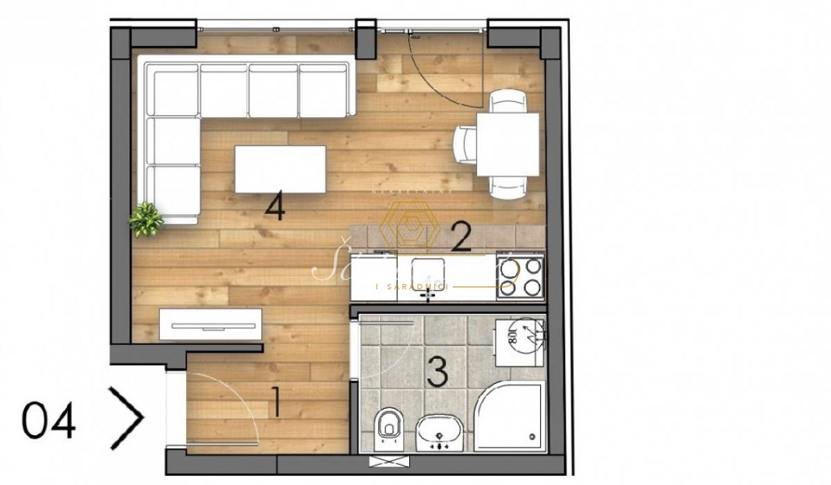 Stan Prodaja Novi Sad  26 m2