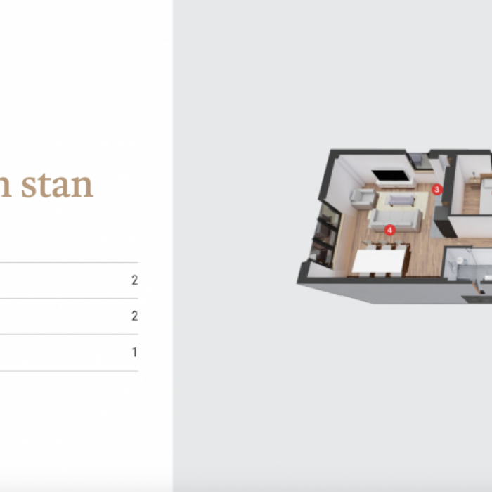Stan Prodaja Novi Sad  51 m2