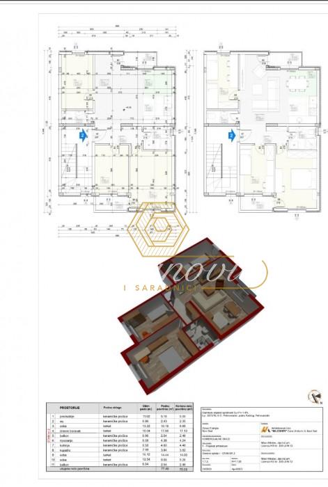 Stan Prodaja Novi Sad Majur 73 m2