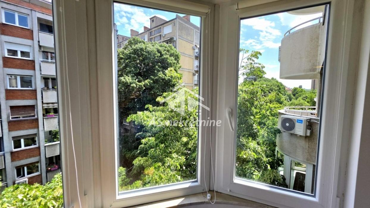 izdavanje-nekretnina-NQKSCutAZ8 Dvosoban stan za izdavanje, Slavija, Beograd, 46m², 800 €/mes