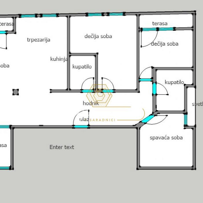 Četvorosoban stan na prodaju, Podbara, Novi Sad, 96m², 240.000 €