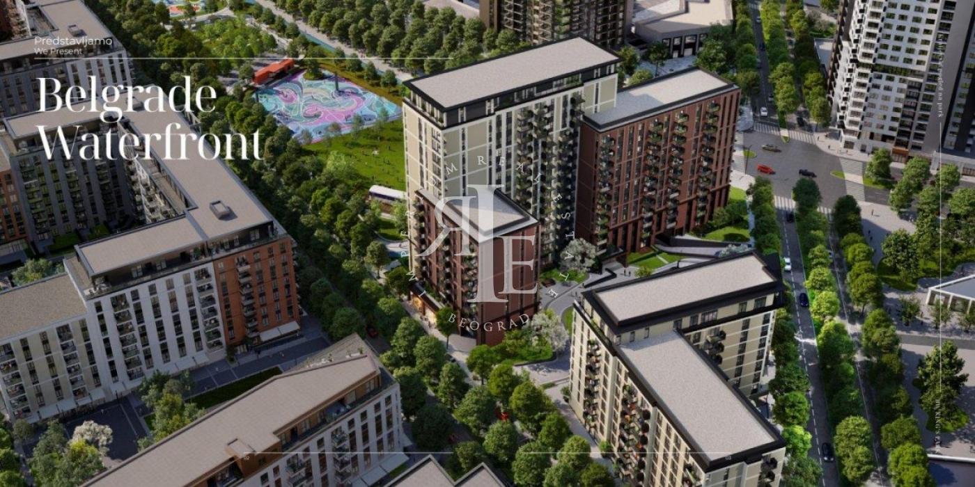Dvosoban stan na prodaju, Beograd na Vodi, Beograd, 54m², 290.000 €