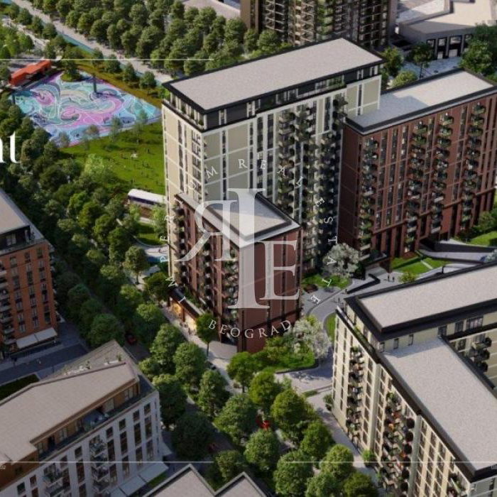 Dvosoban stan na prodaju, Beograd na Vodi, Beograd, 54m², 290.000 €