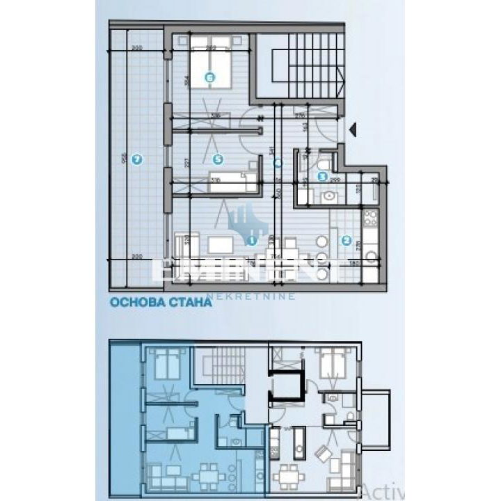 Trosoban stan na prodaju, Gornji Grad, Beograd, 69m², 207.000 €