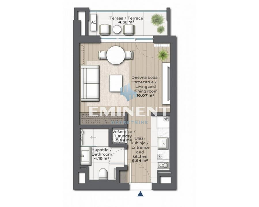 Stan Prodaja Beograd Stan Prodaja Beograd Beograd na Vodi 32 m2