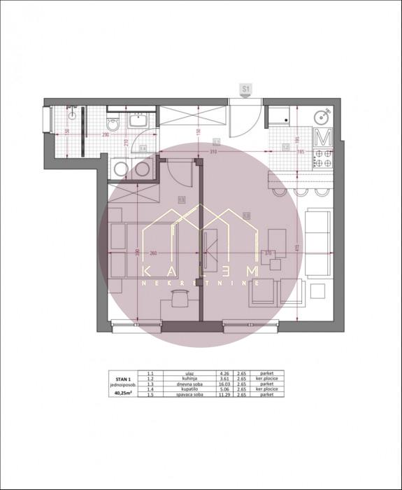 Stan Prodaja Beograd Dimitrija Tucovića 40 m2
