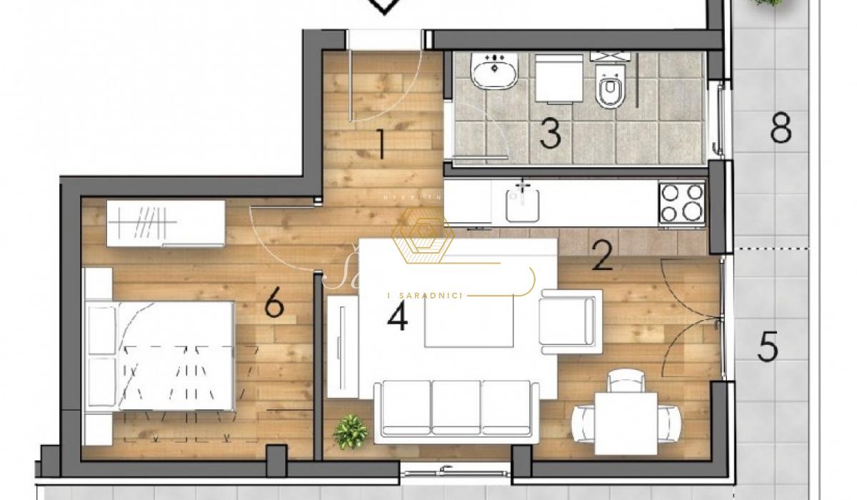 Stan Prodaja Novi Sad  51 m2