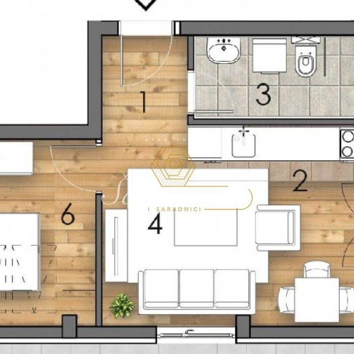 Stan Prodaja Novi Sad  51 m2