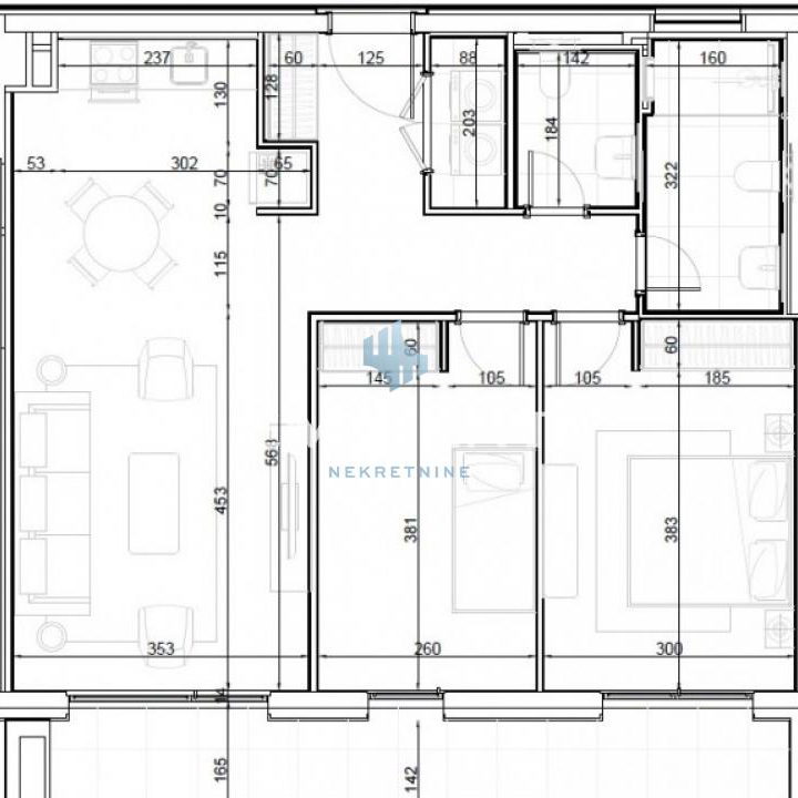 Stan Izdavanje Beograd Čukarička Padina 82 m2