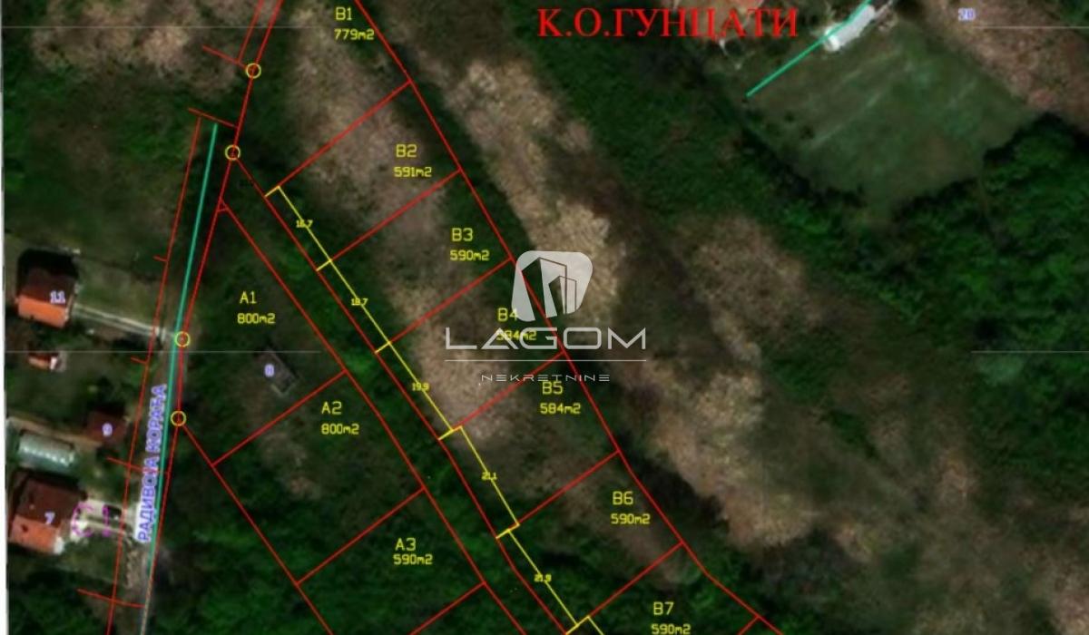 Plac na prodaju, Guncati, Beograd, 13918m², 1.700 €