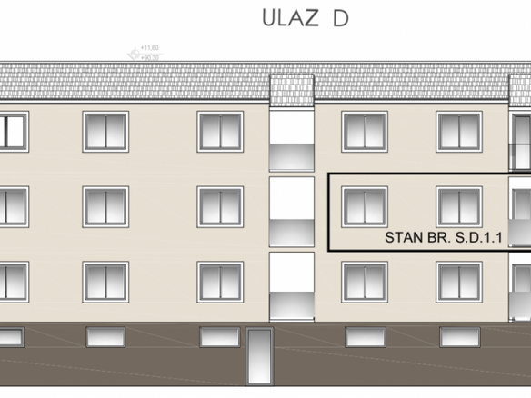 Stan Prodaja Novi Sad  59 m2