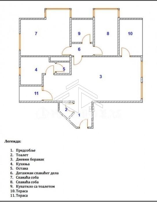 nekretnine-prodaja-beograd-NRr4hVTsDJ Trosoban stan na prodaju, Blok 29, Beograd, 85m², 399.000 €
