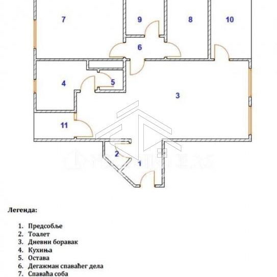 Trosoban stan na prodaju, Blok 29, Beograd, 85m², 399.000 €