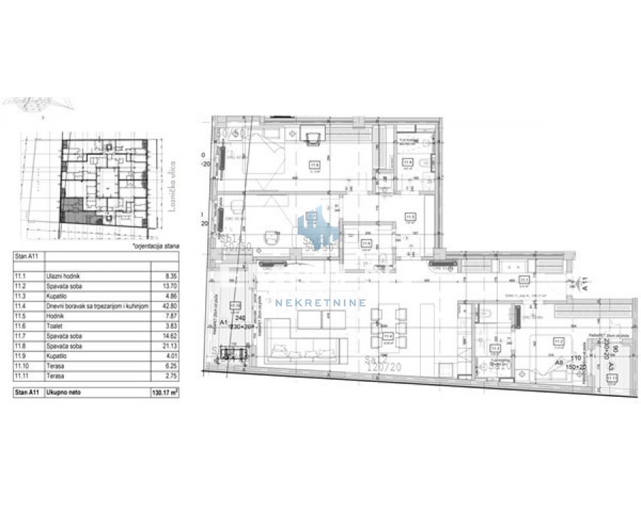 nekretnine-prodaja-u7Aq8lBnxs Četvorosoban stan na prodaju, Crveni Krst, Beograd, 130m², 585.000 €
