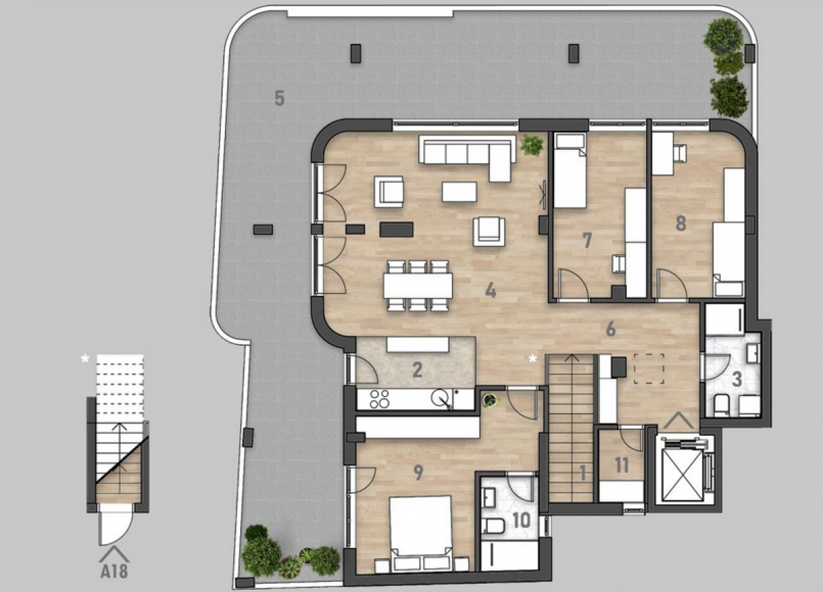 Stan Prodaja Novi Sad Socijalno 185.72 m2