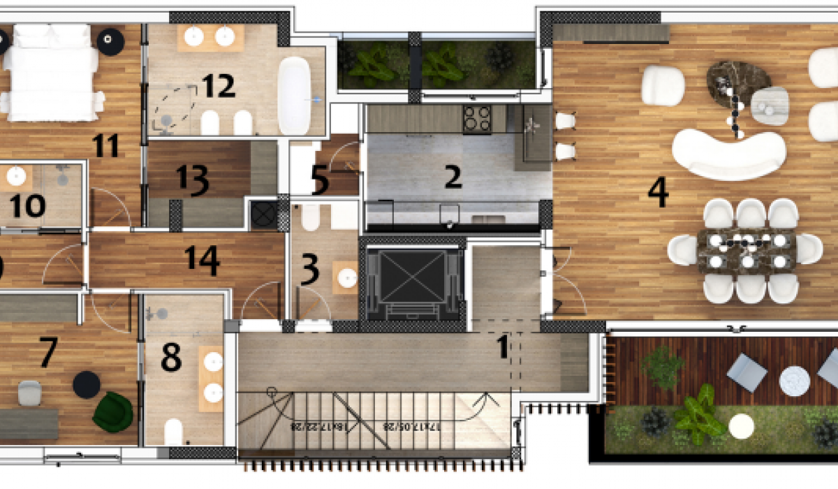 Četvorosoban stan na prodaju, Adamovićevo Naselje, Novi Sad, 430m², 900.000 €