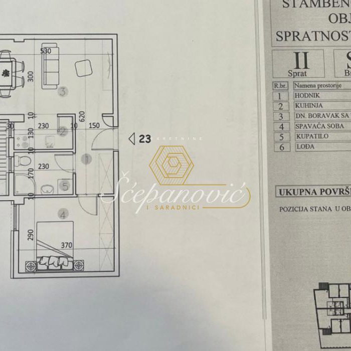 Stan Prodaja Novi Sad  42 m2