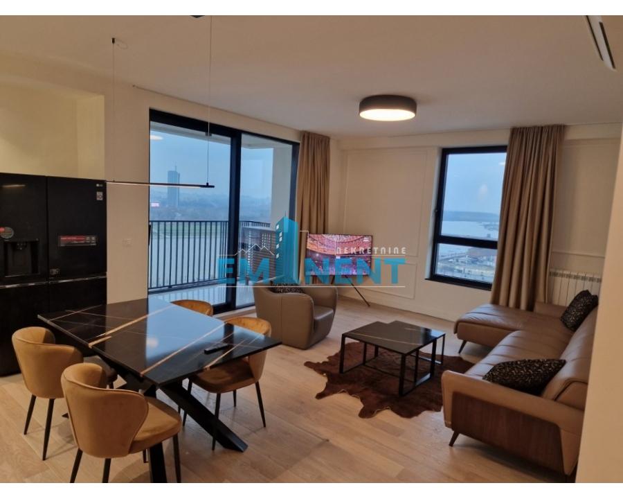 Četvorosoban stan za izdavanje, Beograd na Vodi, Beograd, 109m², 2.800 €/mes