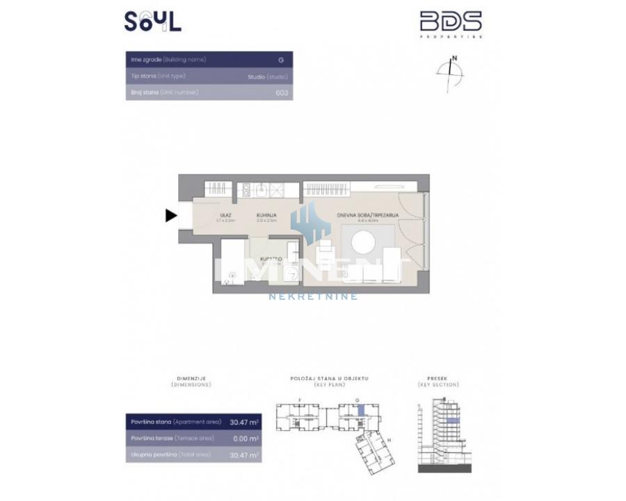 Stan Prodaja Beograd  30 m2