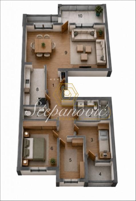 Četvorosoban stan na prodaju, Veternik, Novi Sad, 87m², 167.000 €