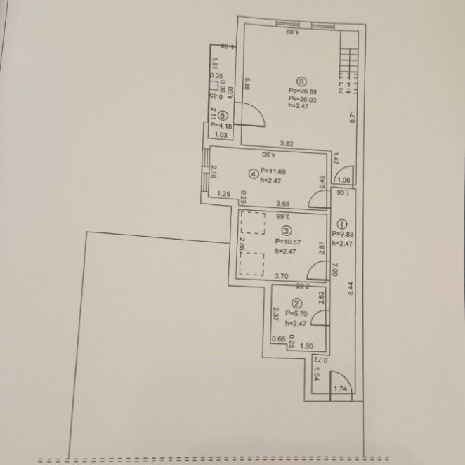 Petosoban stan na prodaju, Socijalno, Novi Sad, 102m², 200.000 €