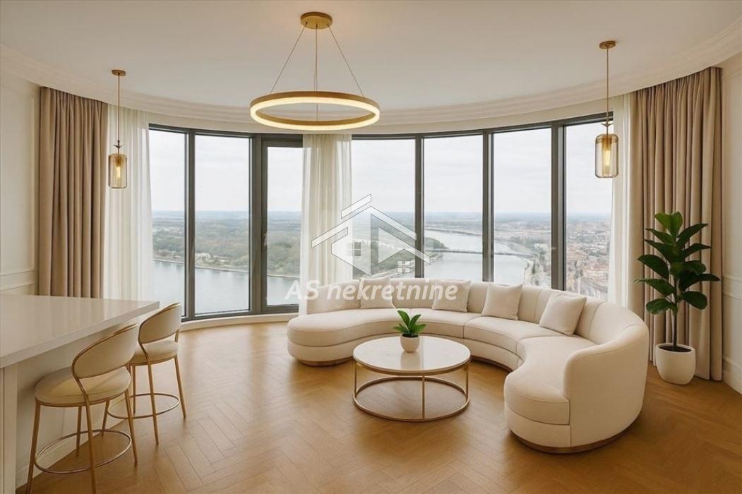 Trosoban stan za izdavanje, Beograd na Vodi, Beograd, 91m², 9.500 €/mes