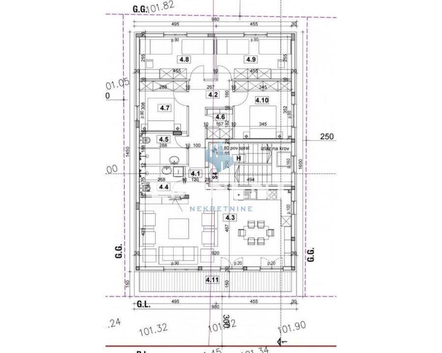 Petosoban stan na prodaju, Ćukovac, Beograd, 116m², 368.880 €