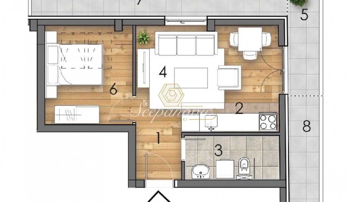 Stan Prodaja Novi Sad  51 m2