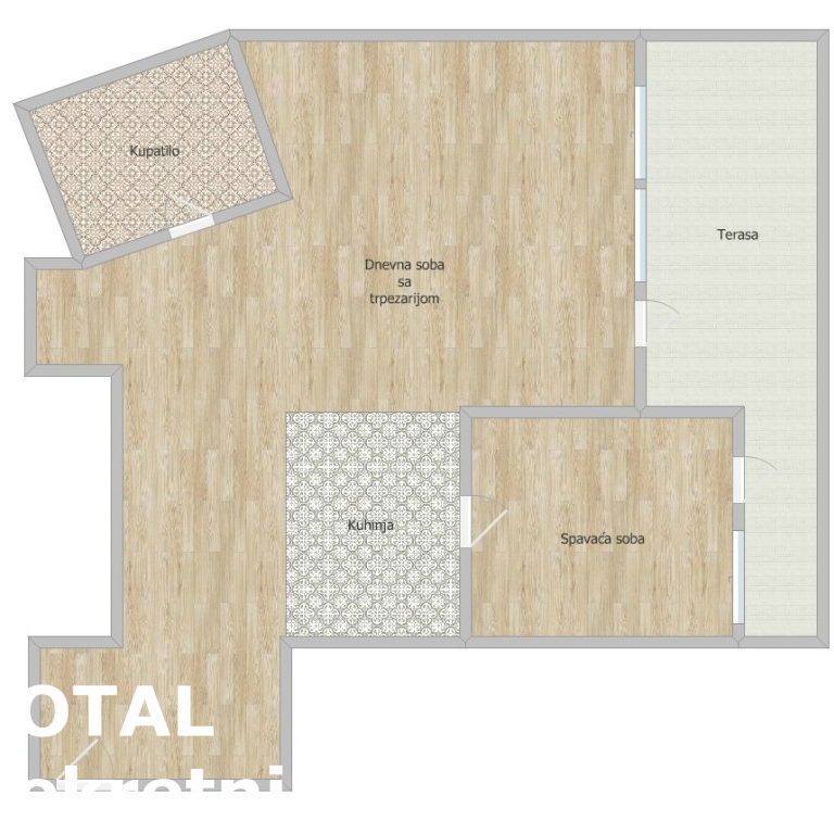 Dvosoban stan na prodaju, Centar, Novi Sad, 49m², 142.000 €