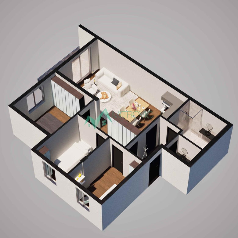 Stan Prodaja Novi Sad Alibegovac 62 m2