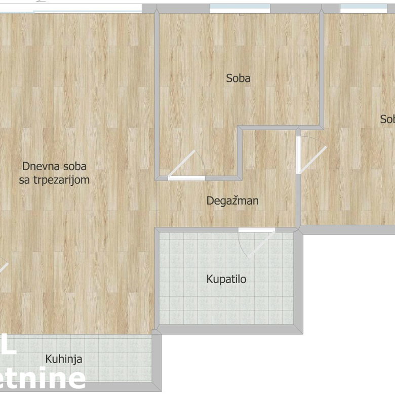 Trosoban stan na prodaju, Centar, Novi Sad, 70m², 260.000 €