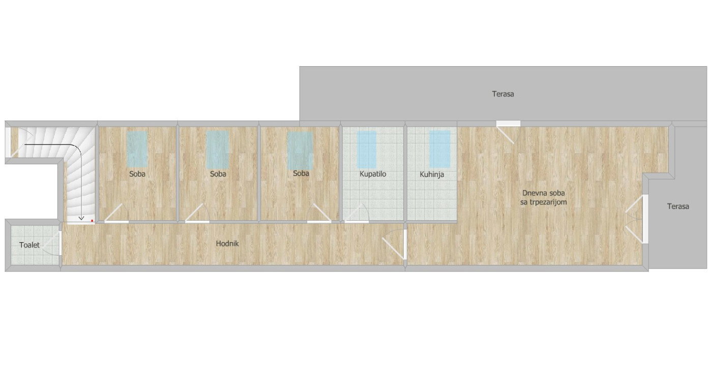 Četvorosoban stan na prodaju, Petrovaradin, Novi Sad, 118m², 251.800 €