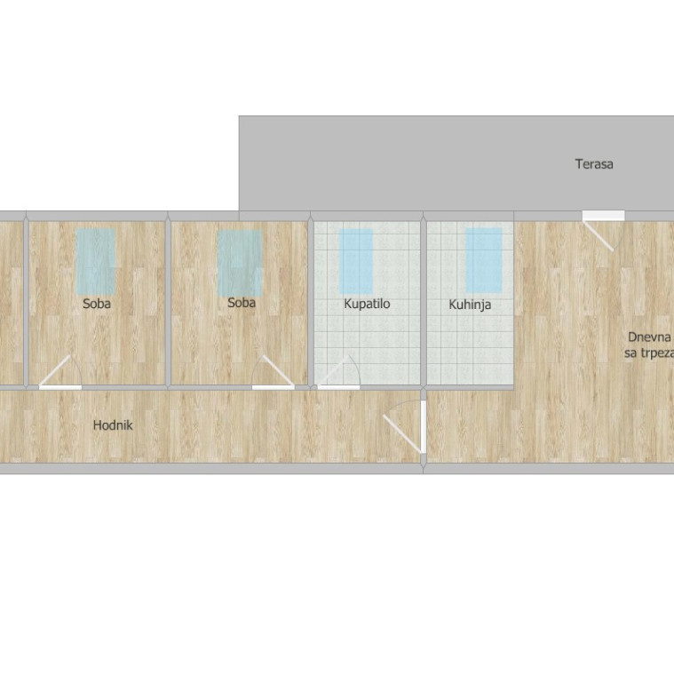 Četvorosoban stan na prodaju, Petrovaradin, Novi Sad, 118m², 251.800 €