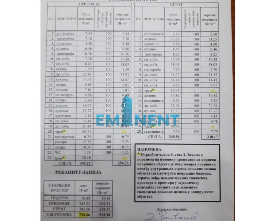 Kuća na prodaju, Barajevo, Beograd, 849m², 603.100 €