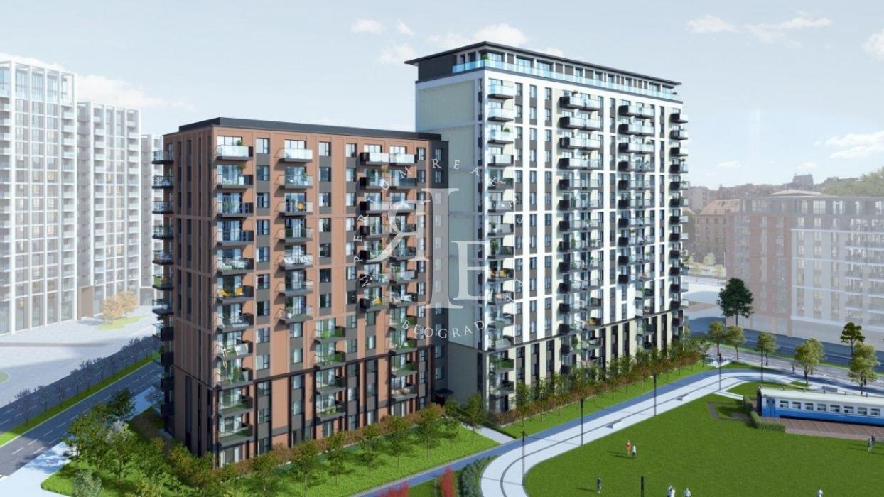 Dvosoban stan na prodaju, Beograd na Vodi, Beograd, 54m², 290.000 €