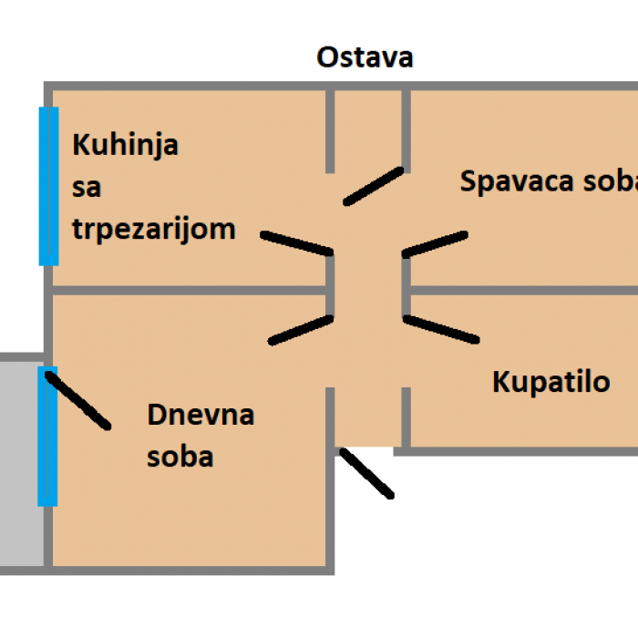 Stan Prodaja Novi Sad  48 m2