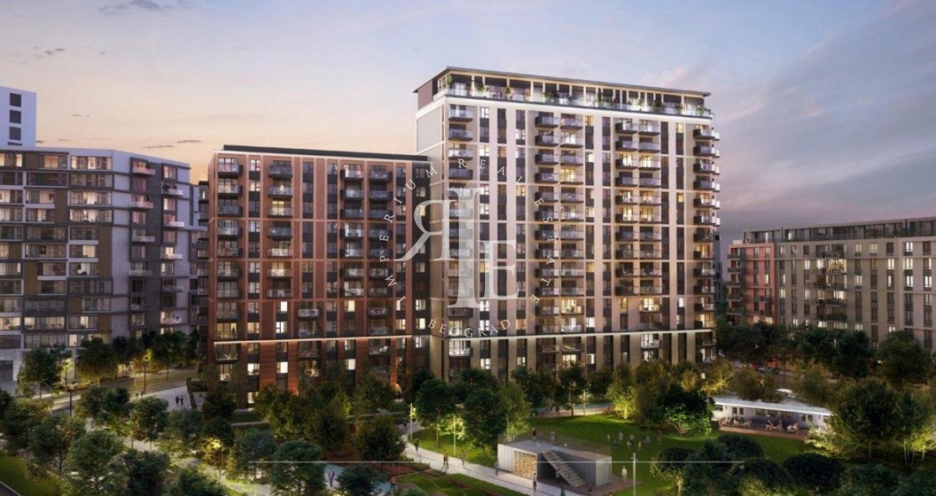 Dvosoban stan na prodaju, Beograd na Vodi, Beograd, 54m², 290.000 €