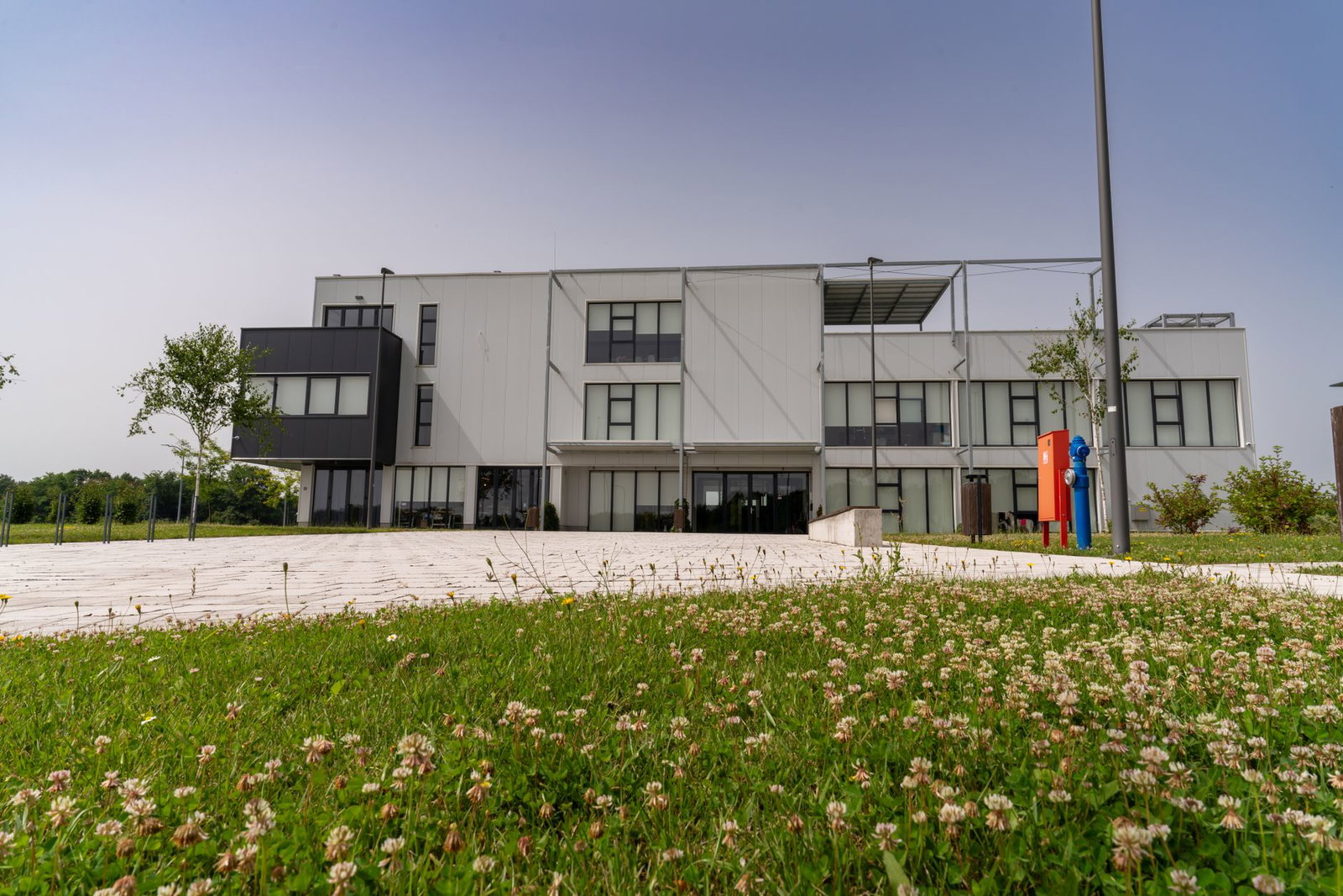 Contemporary architecture of a residential building in Garešnica, Croatia.